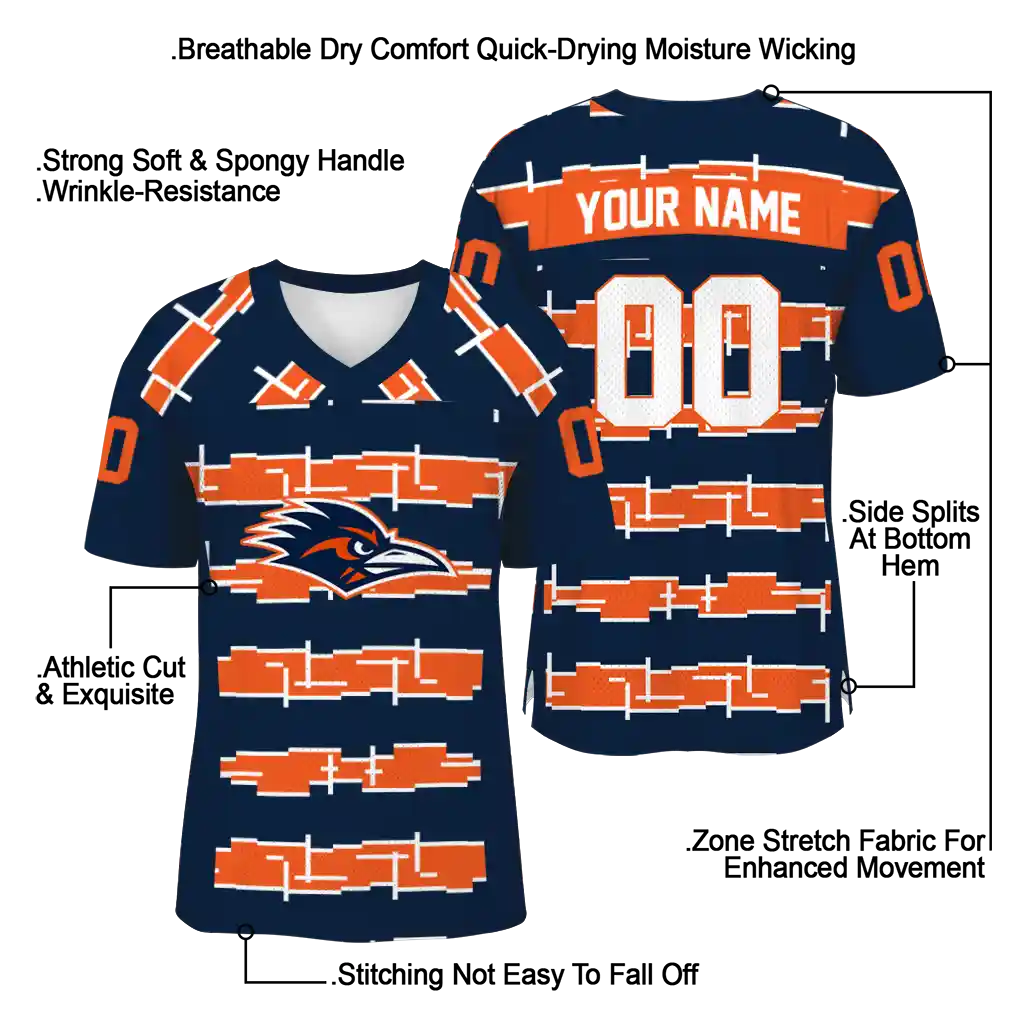 personalized utsa roadrunners layered grids orange jersey latest model personalized utsa roadrunners layered grids orange jersey latest model