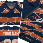 personalized utsa roadrunners layered grids orange jersey best selling
