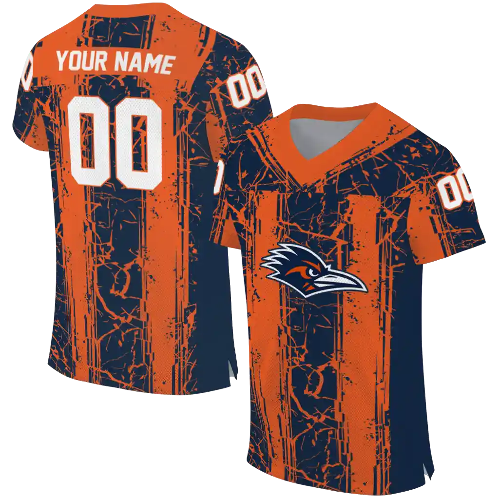 personalized utsa roadrunners rugged stripes orange jersey best selling personalized utsa roadrunners rugged stripes orange jersey best selling