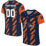 personalized utsa roadrunners stripe block orange jersey best selling