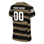 personalized vanderbilt commodores art stripe black jersey best selling