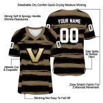 personalized vanderbilt commodores art stripe black jersey best selling