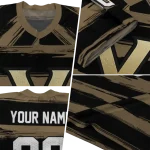 personalized vanderbilt commodores art stripe black jersey best selling