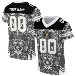 personalized vanderbilt commodores mirrored pattern black jersey best selling