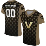 personalized vanderbilt commodores stacked rectangle black jersey best selling