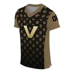 personalized vanderbilt commodores stacked rectangle black jersey best selling