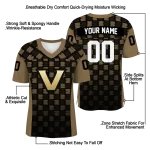 personalized vanderbilt commodores stacked rectangle black jersey best selling