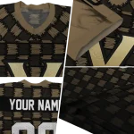 personalized vanderbilt commodores stacked rectangle black jersey best selling