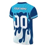 personalized villanova wildcats dripping flames navy white jersey best selling