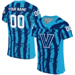 personalized villanova wildcats stripe splatter navy jersey best selling
