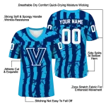 personalized villanova wildcats stripe splatter navy jersey best selling