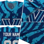 personalized villanova wildcats stripe splatter navy jersey best selling