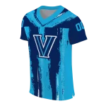 personalized villanova wildcats striped texture navy jersey best selling