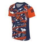 personalized virginia cavaliers camo shatter blue jersey best selling