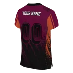 personalized virginia tech hokies halftone flow maroon black jersey best selling
