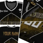 personalized wake forest demon deacons halftone slant gold black jersey best selling