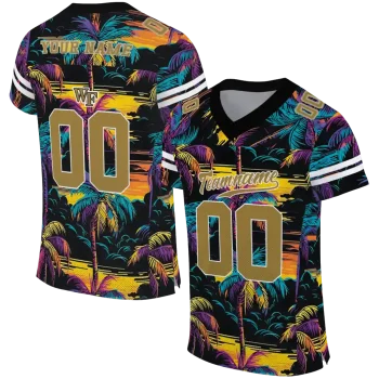 personalized wake forest demon deacons sundown palm jersey best selling