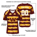personalized washington commanders layered grids burgundy jersey best selling