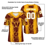 personalized washington commanders rugged stripes burgundy jersey best selling