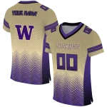personalized washington huskies halftone sweep gold black jersey best selling