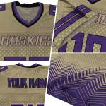 personalized washington huskies halftone sweep gold black jersey best selling