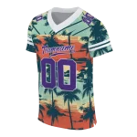 personalized washington huskies horizon palm sunset jersey best selling