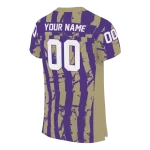 personalized washington huskies stripe splatter purple jersey best selling
