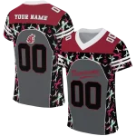 personalized washington state cougars brushstroke xs grey black jersey best selling