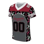 personalized washington state cougars brushstroke xs grey black jersey best selling