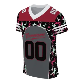 personalized washington state cougars brushstroke xs grey black jersey fashion forward