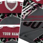personalized washington state cougars brushstroke xs grey black jersey best selling