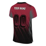 personalized washington state cougars halftone flow crimson black jersey best selling