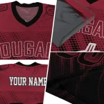 personalized washington state cougars halftone flow crimson black jersey best selling