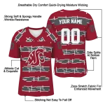 personalized washington state cougars layered grids crimson jersey best selling