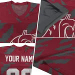 personalized washington state cougars stripe block crimson jersey best selling