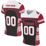 personalized washington state cougars tire arrows crimson black white jersey best selling