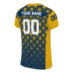 personalized west virginia mountaineers stacked rectangle blue jersey best selling