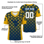 personalized west virginia mountaineers stacked rectangle blue jersey best selling