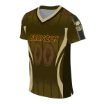 personalized western michigan broncos dynamic dots gold jersey best selling