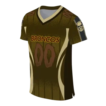 personalized western michigan broncos dynamic dots gold jersey fashion forward