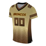 personalized western michigan broncos halftone sweep gold black jersey best selling