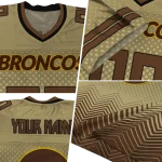 personalized western michigan broncos halftone sweep gold black jersey best selling
