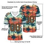 personalized western michigan broncos horizon palm sunset jersey best selling