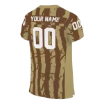 personalized western michigan broncos stripe splatter brown jersey best selling