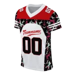 personalized wisconsin badgers brushstroke xs white black jersey best selling