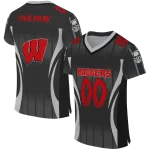 personalized wisconsin badgers dynamic dots white jersey best selling