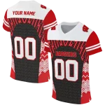 personalized wisconsin badgers tire arrows red black white jersey best selling