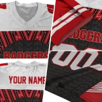personalized wisconsin badgers tire arrows red black white jersey best selling