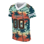 personalized wyoming cowboys horizon palm sunset jersey best selling