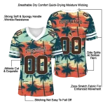 personalized wyoming cowboys horizon palm sunset jersey best selling